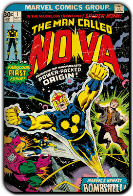 

Marvel Man called Nova pack of 1 (Officially Licensed) Fridge Magnet Pack of 1(Multicolor)