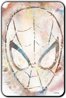 

Marvel Spider-man mask fade (Officially Licensed) Fridge Magnet Pack of 1(Multicolor)