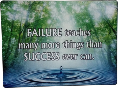 

Fabionic FAILURE teaches many more things than SUCCESS ever can Fridge Magnet Pack of 1