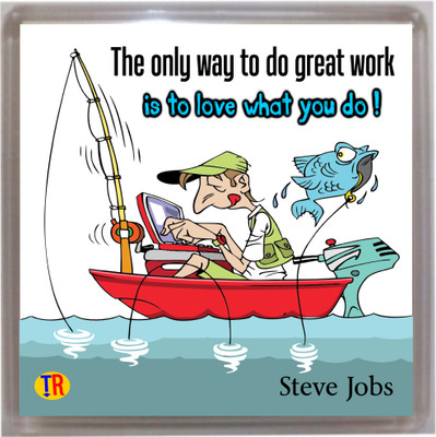 

Thoughtroad Great Work Door Magnet, Fridge Magnet Pack of 1(Multicolor)