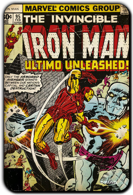 

Marvel Iron man unleashed pack of 1 (Officially Licensed) Fridge Magnet Pack of 1(Multicolor)
