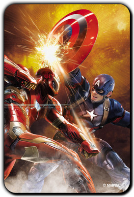 

Marvel Civil War- Captain & Iron action pack of 1 (Officially Licensed) Fridge Magnet Pack of 1(Multicolor)