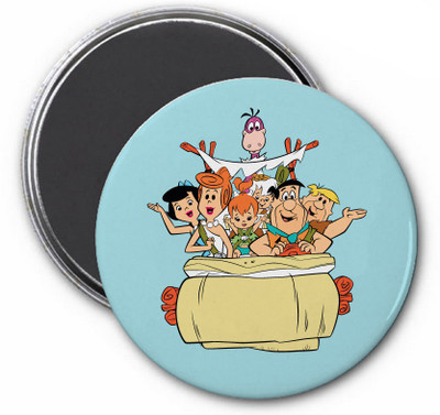

Warner Bros. The Flintstones - Together Fridge Magnet Pack of 1(Multicolor)