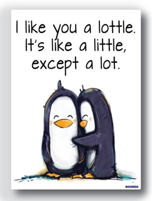 NOURiSH I Love You A Lottle Fridge Magnet Pack of 1