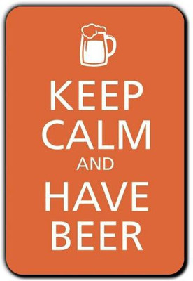 

Posterboy Keep calm and have beer Fridge Magnet Pack of 1(Multicolor)