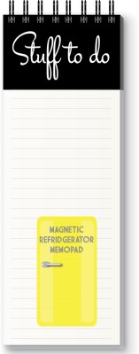 Nourish Magnetic Memo Pad Regular Memo Pad Ruled 50 Pages(White)