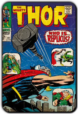 

Marvel Thor -replicus pack of 1 (Officially Licensed) Fridge Magnet Pack of 1(Multicolor)