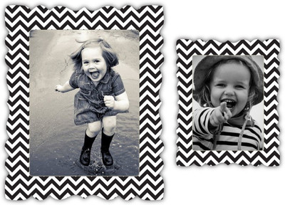 NOURiSH Rectangular Photo Frame Fridge Magnet Pack of 2
