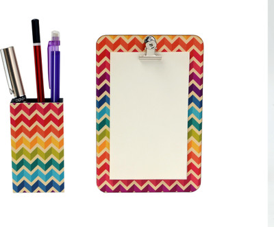 My Own Colour Chevron Fridge Magnet Pack of 1 Multicolor