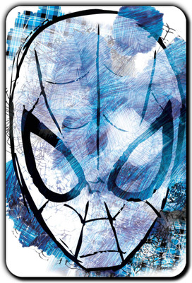 

Marvel Spider-man mask art (Officially Licensed) Fridge Magnet Pack of 1(Multicolor)