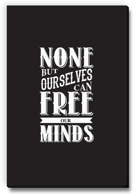 Seven Rays None But Ourselves Can Free Our Minds Fridge Magnet Pack of 1 Multicolor