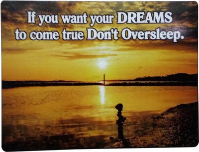 

Fabionic If you want your DREAMS to come true Don't Oversleep. Fridge Magnet Pack of 1