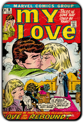 

Marvel Love on the rebound pack of 1 (Officially Licensed) Fridge Magnet Pack of 1(Multicolor)