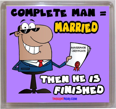 

Thoughtroad Complete Man Fridge Magnet Pack of 1(Multicolor)