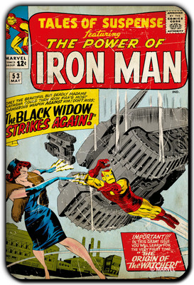 

Marvel Iron Man hammer pack of 1 (Officially Licensed) Fridge Magnet Pack of 1(Multicolor)