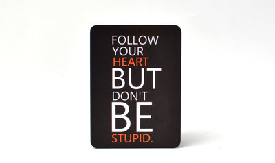 

My Own Don’t Be Stupid Fridge Magnet Pack of 1(Multicolor)