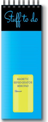 Nourish Magnetic Memo Pad Regular Memo Pad Ruled 50 Pages(Blue)