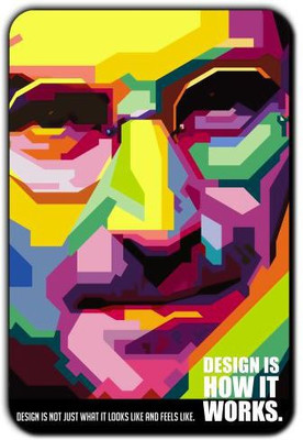 

Posterboy Steve jobs - Design Fridge Magnet Pack of 1(Multicolor)