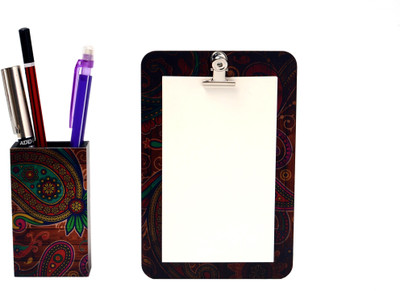 My Own Paisley Teak Magnetic Note Pads Pack of 2
