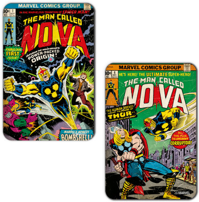 

Marvel Nova (Officially Licensed) Fridge Magnet Pack of 2(Multicolor)