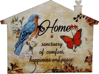 

Fabionic Home A Sactuary of Comfort, Happiness and Peace Fridge Magnet Pack of 1