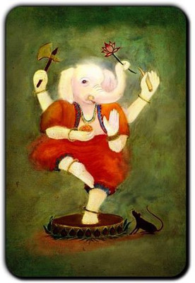 

Posterboy Dancing Ganesha Fridge Magnet Pack of 1(Multicolor)