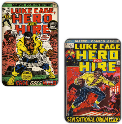 

Marvel Luke cage goes wild (Officially Licensed) Fridge Magnet Pack of 2(Multicolor)