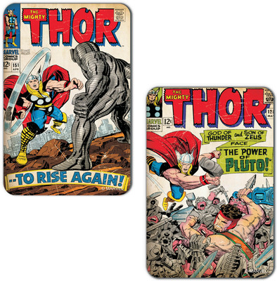 

Marvel Thor -rise again (Officially Licensed) Fridge Magnet Pack of 2(Multicolor)