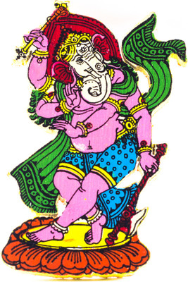 

Utkalamrita Ganesha Fridge Magnet Fridge Magnet Pack of 1(Multicolor)