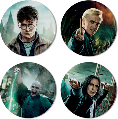 

Warner Bros. Harry Potter All Cast Fridge Magnet Pack of 4(Multicolor)
