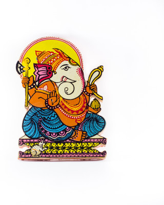 

Utkalamrita Ganesha Fridge Magnet Fridge Magnet Pack of 1(Multicolor)