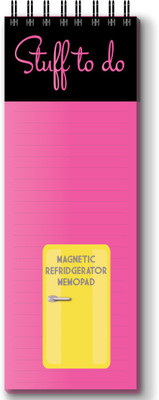 Nourish Magnetic Memo Pad Regular Memo Pad Ruled 50 Pages(Pink)