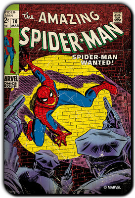 

Marvel Spider-man wanted pack of 1 (Officially Licensed) Fridge Magnet Pack of 1(Multicolor)