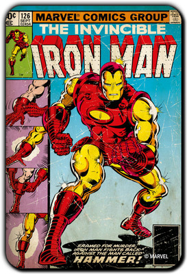 

Marvel Tales of Iron man pack of 1 (Officially Licensed) Fridge Magnet Pack of 1(Multicolor)