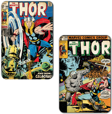 

Marvel Thor -calactus (Officially Licensed) Fridge Magnet Pack of 2(Multicolor)