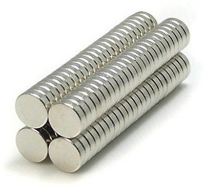 

connect2fashion Disc Magnet Multipurpose Office Magnets Pack of 50(Silver)