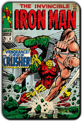 

Marvel Iron man Crusher pack of 1 (Officially Licensed) Fridge Magnet Pack of 1(Multicolor)