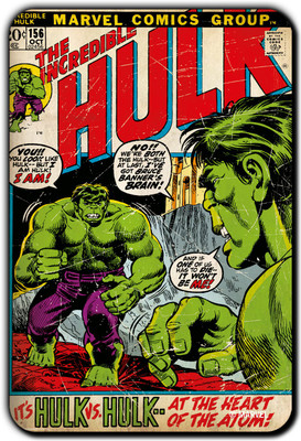 

Marvel Hulk vs Hulk pack of 1 (Officially Licensed) Fridge Magnet Pack of 1(Multicolor)