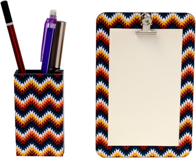 

My Own Zig Zag Magnetic Note Pads Pack of 2(Multicolor)