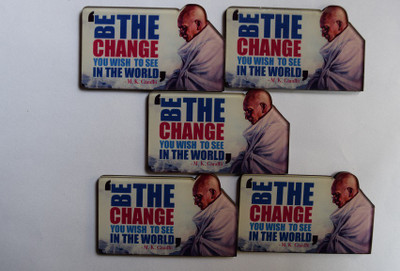 

The Values Store Gandhi Fridge Magnet Pack of 5