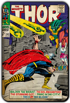 

Marvel Thor -the brave pack of 1 (Officially Licensed) Fridge Magnet Pack of 1(Multicolor)