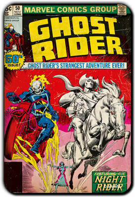 

Marvel Ghost rider adventure pack of 1 (Officially Licensed) Fridge Magnet Pack of 1(Multicolor)