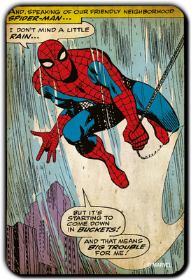 

Marvel Spider-man Neighborhood pack of 1 (Officially Licensed) Fridge Magnet Pack of 1(Multicolor)
