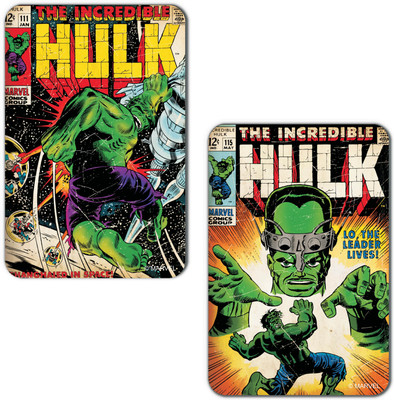 

Marvel Hulk-leader (Officially Licensed) Fridge Magnet Pack of 2(Multicolor)