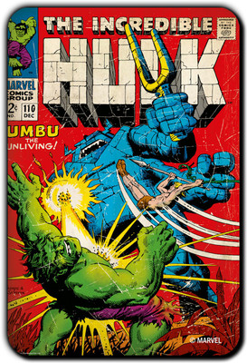 

Marvel Hulk Incredible pack of 1 (Officially Licensed) Fridge Magnet Pack of 1(Multicolor)