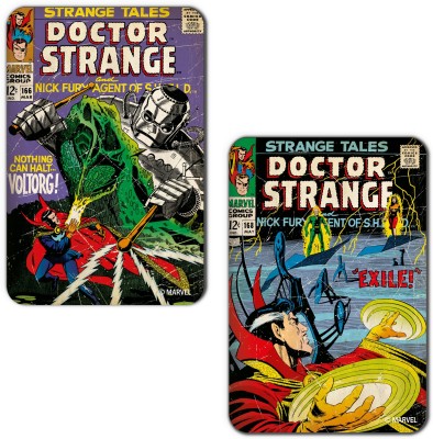 

Marvel Dr.Strange tales (Officially Licensed) Fridge Magnet Pack of 2(Multicolor)