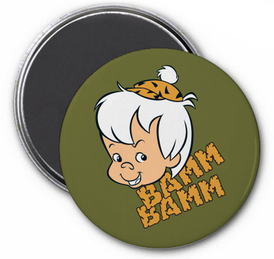 

Warner Bros. The Flintstones - Bamm Bamm Fridge Magnet Pack of 1(Multicolor)