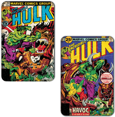 

Marvel Hulk havoc (Officially Licensed) Fridge Magnet Pack of 2(Multicolor)