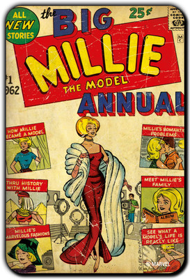 

Marvel Millie the model pack of 1 (Officially Licensed) Fridge Magnet Pack of 1(Multicolor)