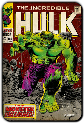 

Marvel Hulk pack of 1 (Officially Licensed) Fridge Magnet Pack of 1(Multicolor)
